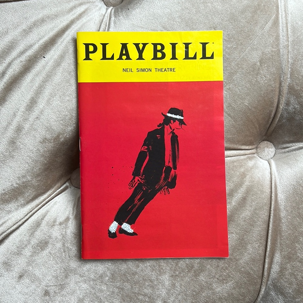 MJ the musical playbill